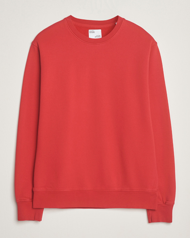 Colorful Standard Classic Organic Crew Neck Sweat Scarlet Red – Rot