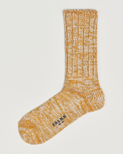 Falke Brooklyn Cotton Sock Old Brass – Gelb
