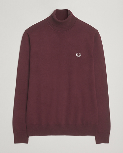 Fred Perry Classic Rollnock Jumper Oxblood – Rot