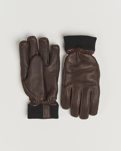 Hestra Tore Deerskin Primaloft Lined Glove Chocolate – Braun