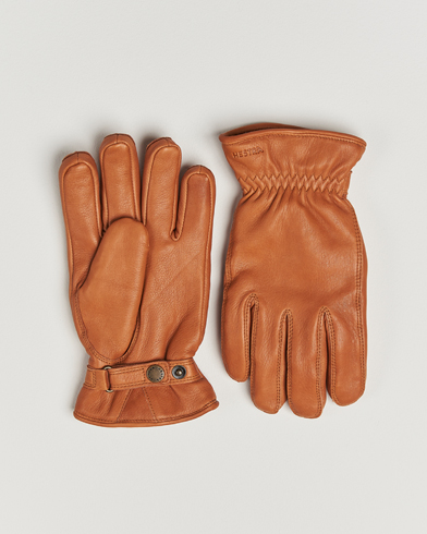 Hestra Burensvik Deerskin Wool Pile Glove Cognac – Braun