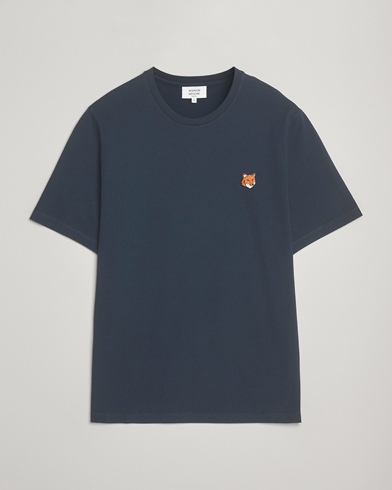Maison Kitsuné Fox Head T-Shirt Classic Navy – Blau
