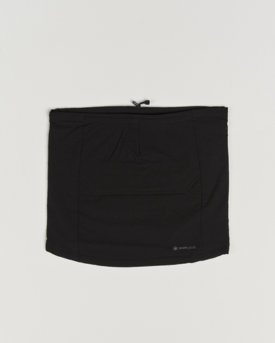 Snow Peak Breathable Insulated Neck Warmer Black – Schwarz