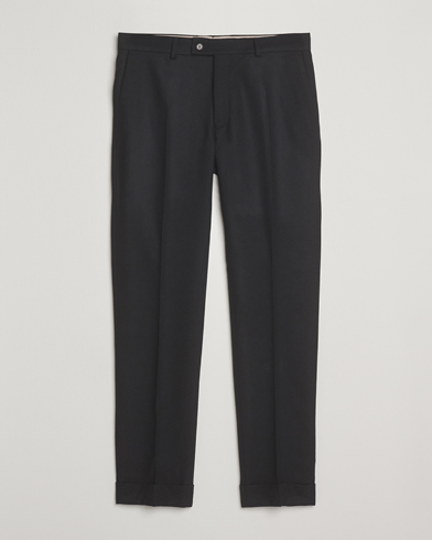 Morris Jack Flannel Trousers Black – Schwarz