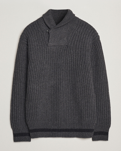 Herren | Filson | Filson Bristol Shawl Neck Sweater Grey