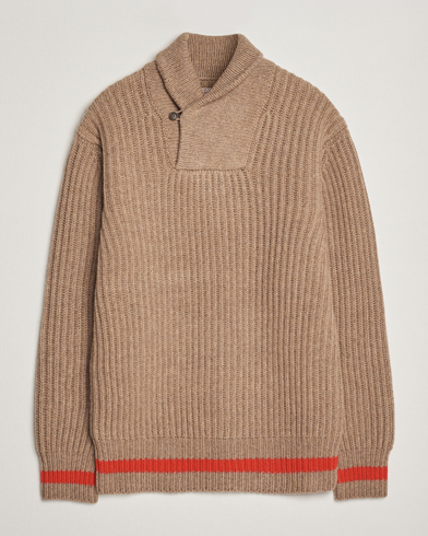 Herren | Filson | Filson Bristol Shawl Neck Sweater Oatmeal