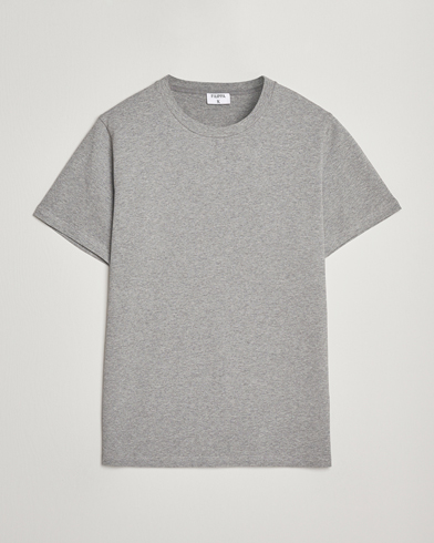 Filippa K Soft Lycra T-Shirt Mid Grey Melange – Grau