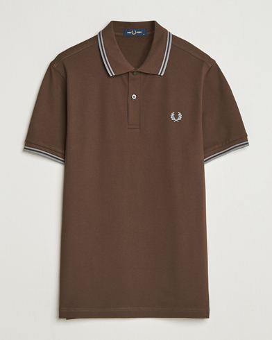 FRED PERRY ポロシャツL ダークブラウン FRED PERRY ポロシャツL ダークブラウン フレッドペリー ポロシャツ L