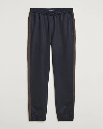 Fred Perry Taped Track Pants Navy – Blau