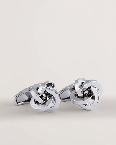 Amanda Christensen Knot Cufflink Silver – Silber
