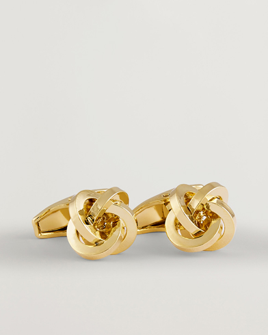 Amanda Christensen Knot Cufflink Gold – Gold
