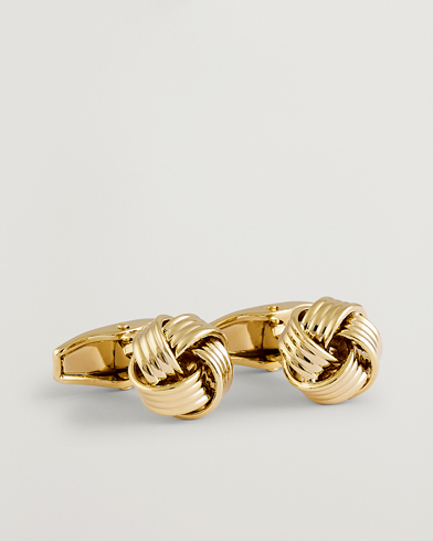 Amanda Christensen Knot Cufflink Gold – Gold