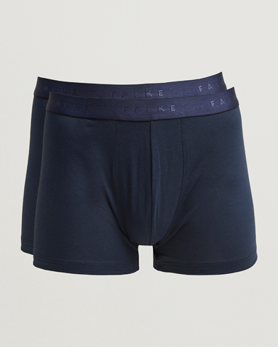 Herren | Falke | Falke 2-Pack Cotton Boxer Briefs Midnight