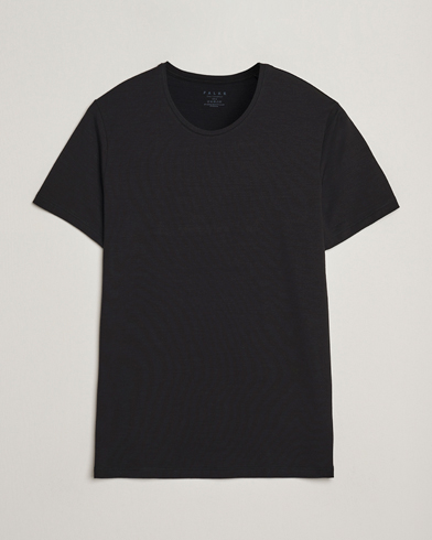 Herren | Falke | Falke Clima Wool Crew Neck T-Shirt Black