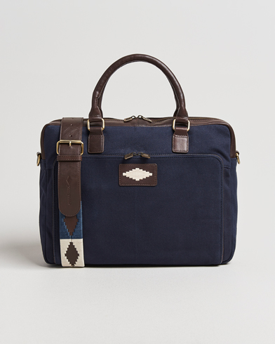 Herren | Pampeano | Pampeano Mensajero Canvas Briefcase Navy