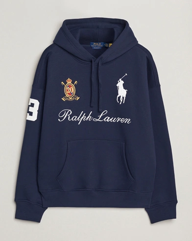 Polo Ralph Lauren Big Pony Hoodie Cruise Navy – Blau