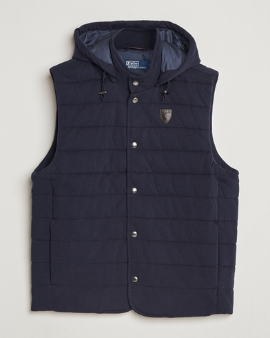 Polo Ralph Lauren Double Knitted Vest RL Navy – Blau