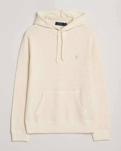 Polo Ralph Lauren Cotton/Wool Hoodie Andover Cream – Weiß