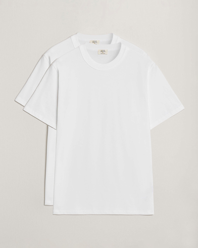 Armor Lux for Care of Carl 2-Pack Heritage Callac T-Shirt White/White – Weiß