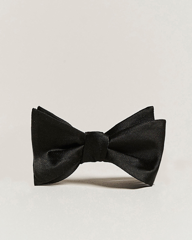 Oscar Jacobson Bow Tie, Self Tie Black – Schwarz