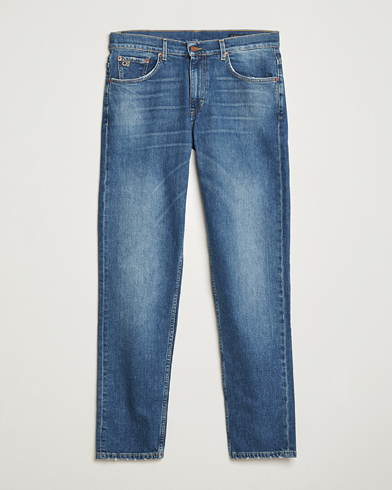 Oscar Jacobson Johan Cotton Stretch Jeans Vintage Wash – Blau