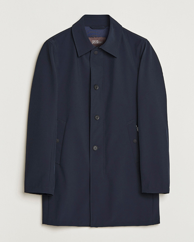 Oscar Jacobson Johnson Coat Navy – Blau