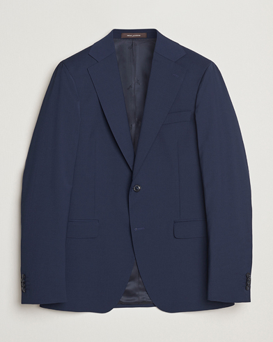Herren | Oscar Jacobson | Oscar Jacobson Ego Wool Blend Blazer Navy