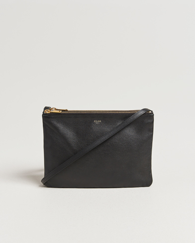 Celine Pre-Owned Trio Bag Medium Leather Black – Schwarz