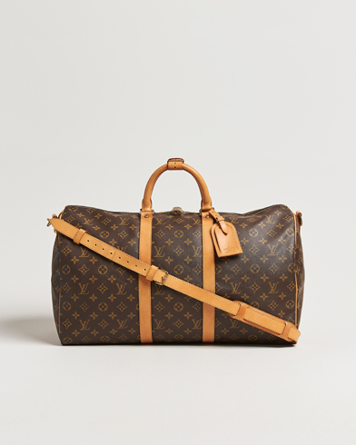 Louis Vuitton Pre-Owned Keepall Bandouliére 50 Monogram – Braun