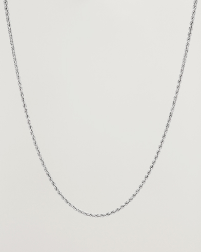 Tom Wood Rope Chain Silver – Silber