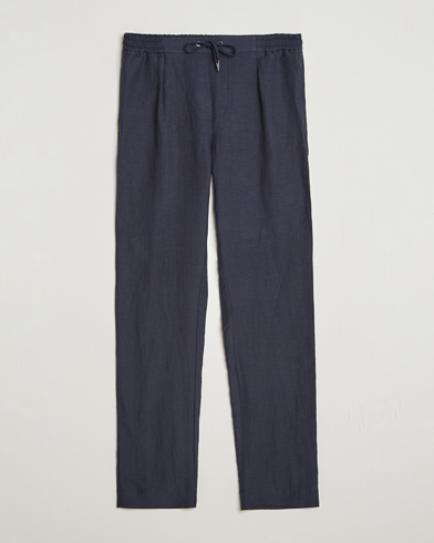 Ralph Lauren Purple Label Dorset Drawstring Trousers Chairman Navy – Blau