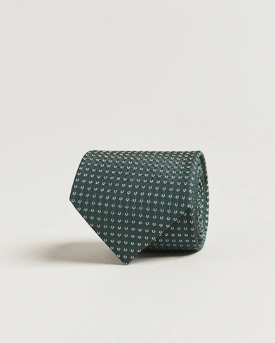 Brioni Microstructure Silk Tie Green – Grün