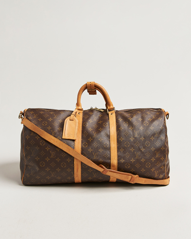 Louis Vuitton Pre-Owned Keepall Bandouliére 55 Monogram – Braun