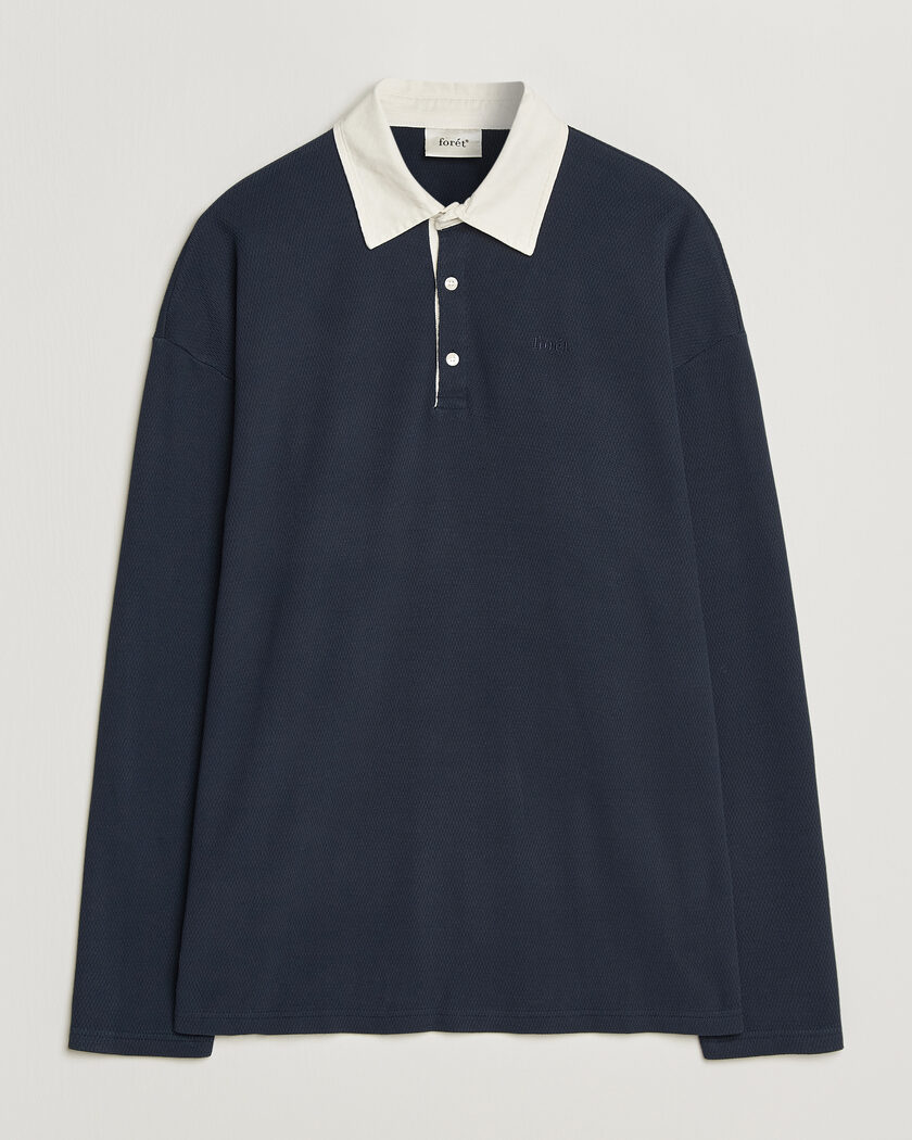 Forét Match Rugby Structured Sweatshirt Navy – Blau