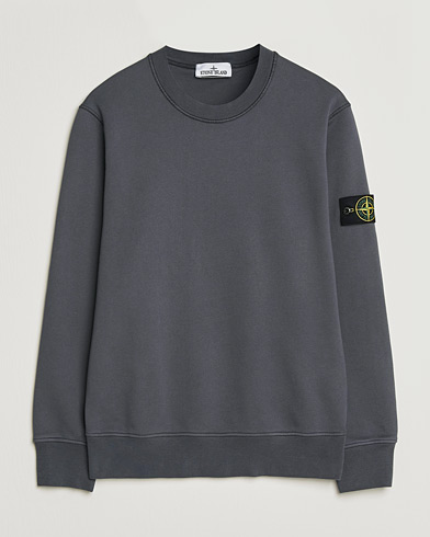 Stone Island Garment Dyed Fleece Sweatshirt Blue/Grey – Blau
