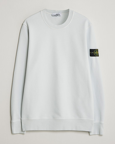 Stone Island Garment Dyed Fleece Sweatshirt Sky Blue – Blau