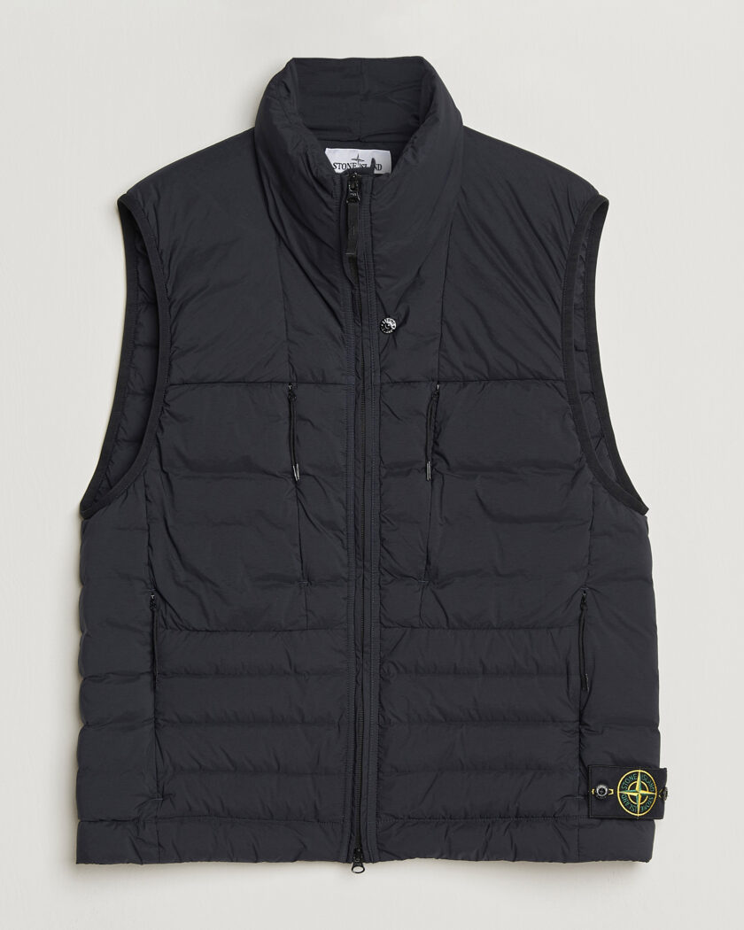 Stone Island Nylon Down Vest Navy – Blau