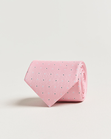 E. Marinella 3-Fold Printed Silk Tie Pink – Rosa