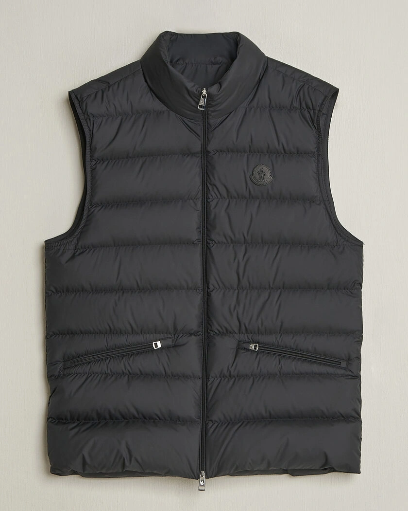 Moncler Lechtal Down Vest Black – Schwarz