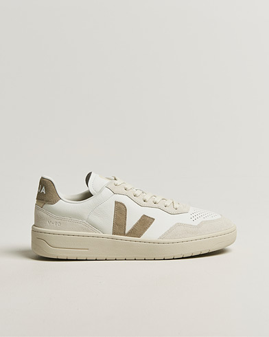 Veja V-90 Sneaker White/Taupe – Weiß