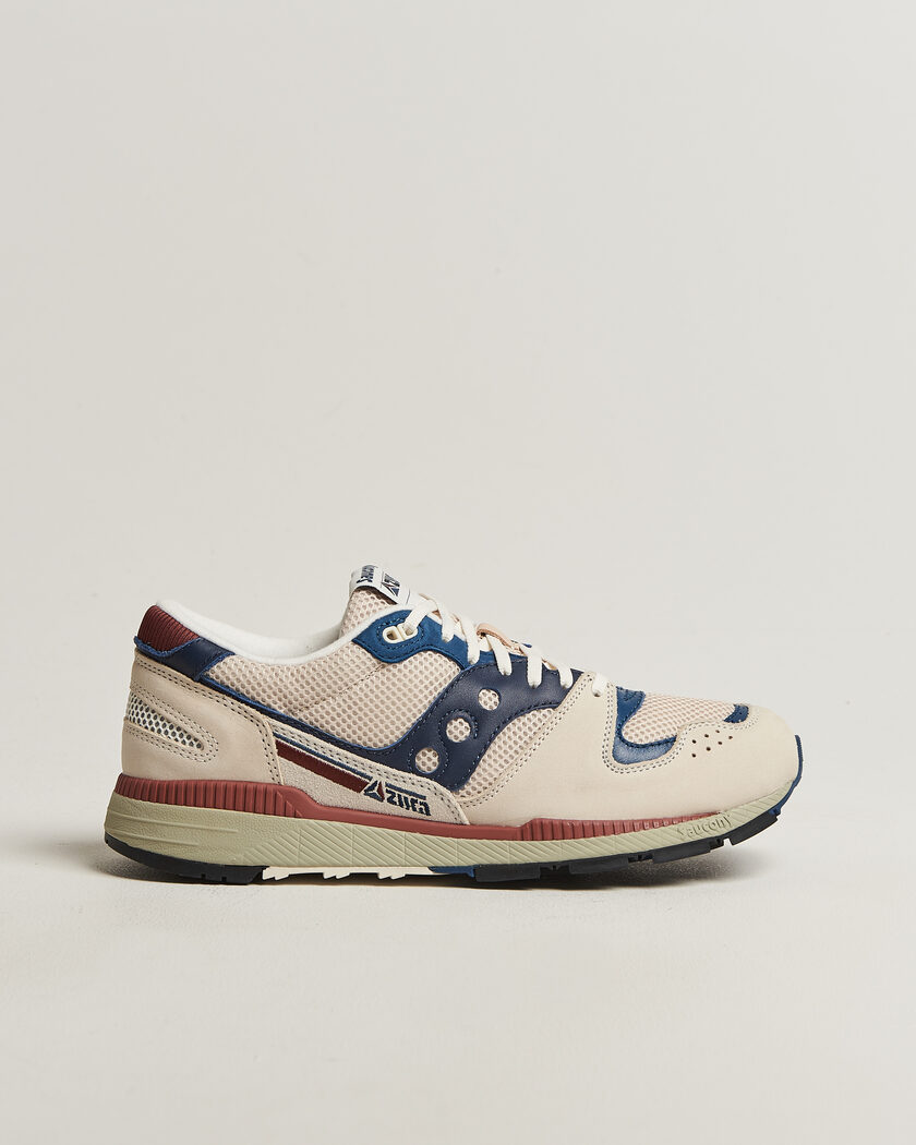 Saucony Azura Lux Running Sneaker Tofu/Dress Blue – Weiß