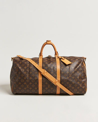 Louis Vuitton Pre-Owned Keepall Bandouliére 55 Monogram – Braun