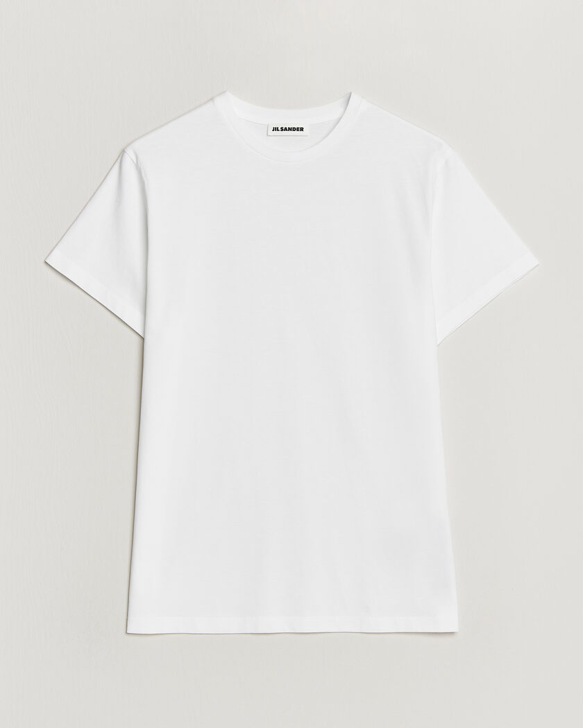 Jil Sander Short Sleeve Basic T-Shirt White – Weiß