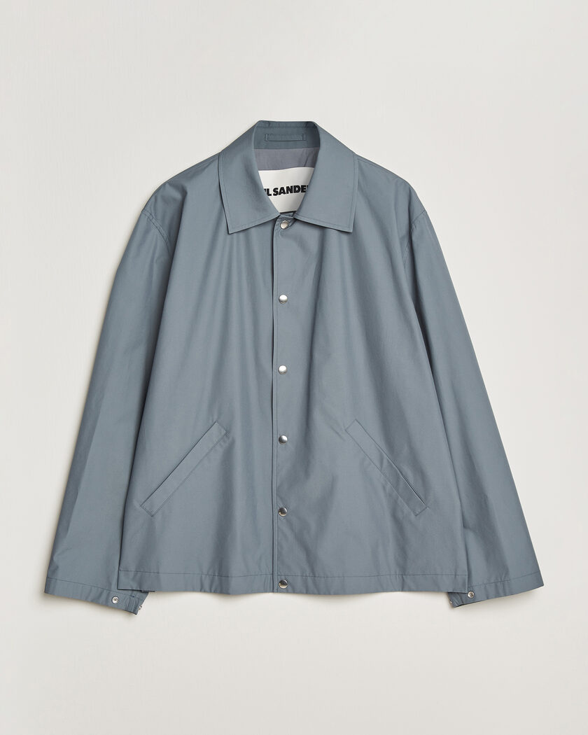 Jil Sander Back Logo Bomber Jacket Grey – Grau