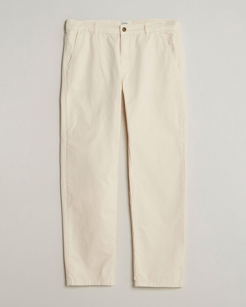 Les Deux Oscar Chino Pants Eggnog White – Weiß