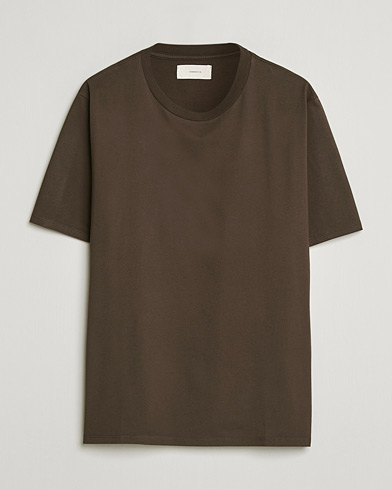 Jeanerica Delon Crew Neck T-Shirt Brown – Braun