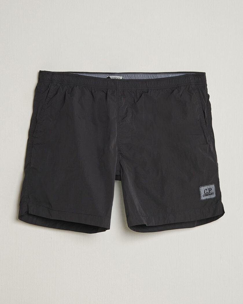 C.P. Company Eco Chrome Logo Swimshorts Black – Schwarz