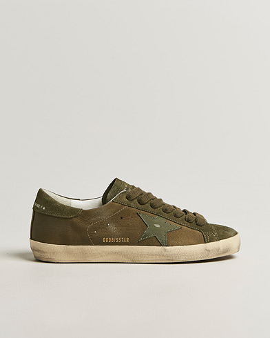 Golden Goose Super-Star Sneakers Olive Night – Grün