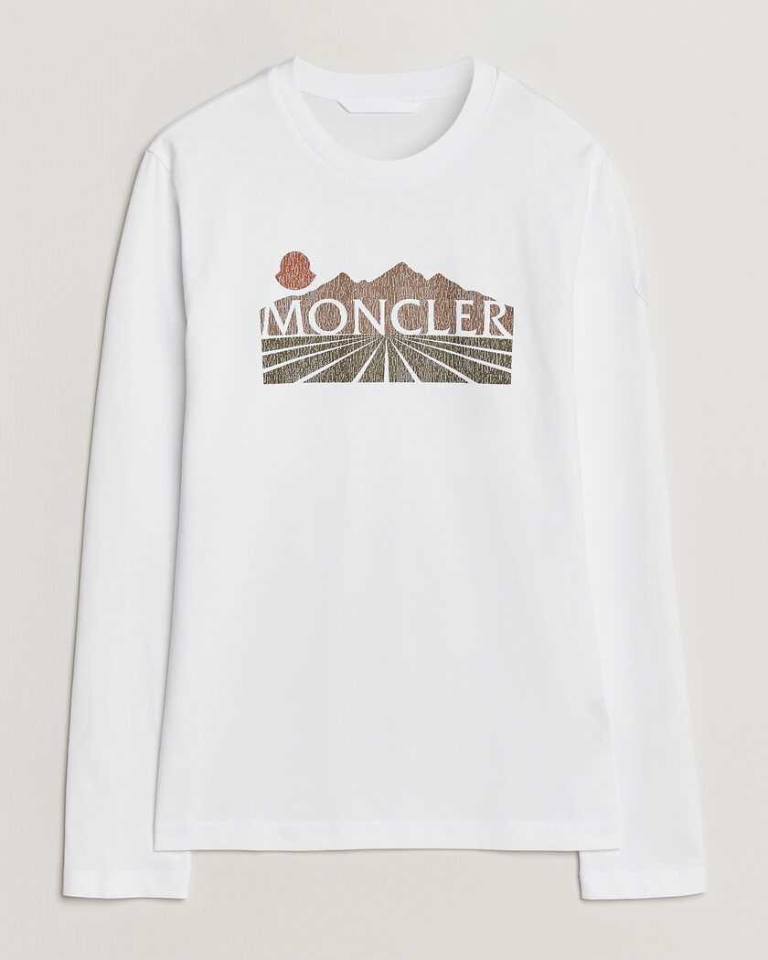 Moncler Graphic Long Sleeve T-Shirt White – Weiß