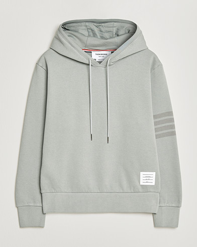 Thom Browne Overdyed 4-Bar Hoodie Light Grey – Grau